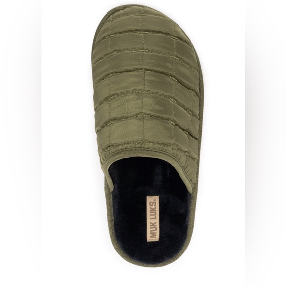 MUK LUKS Mens Slip On Slippers Size 9 Soft Cushioned Insole Indoor Outdoor New - Picture 4 of 8